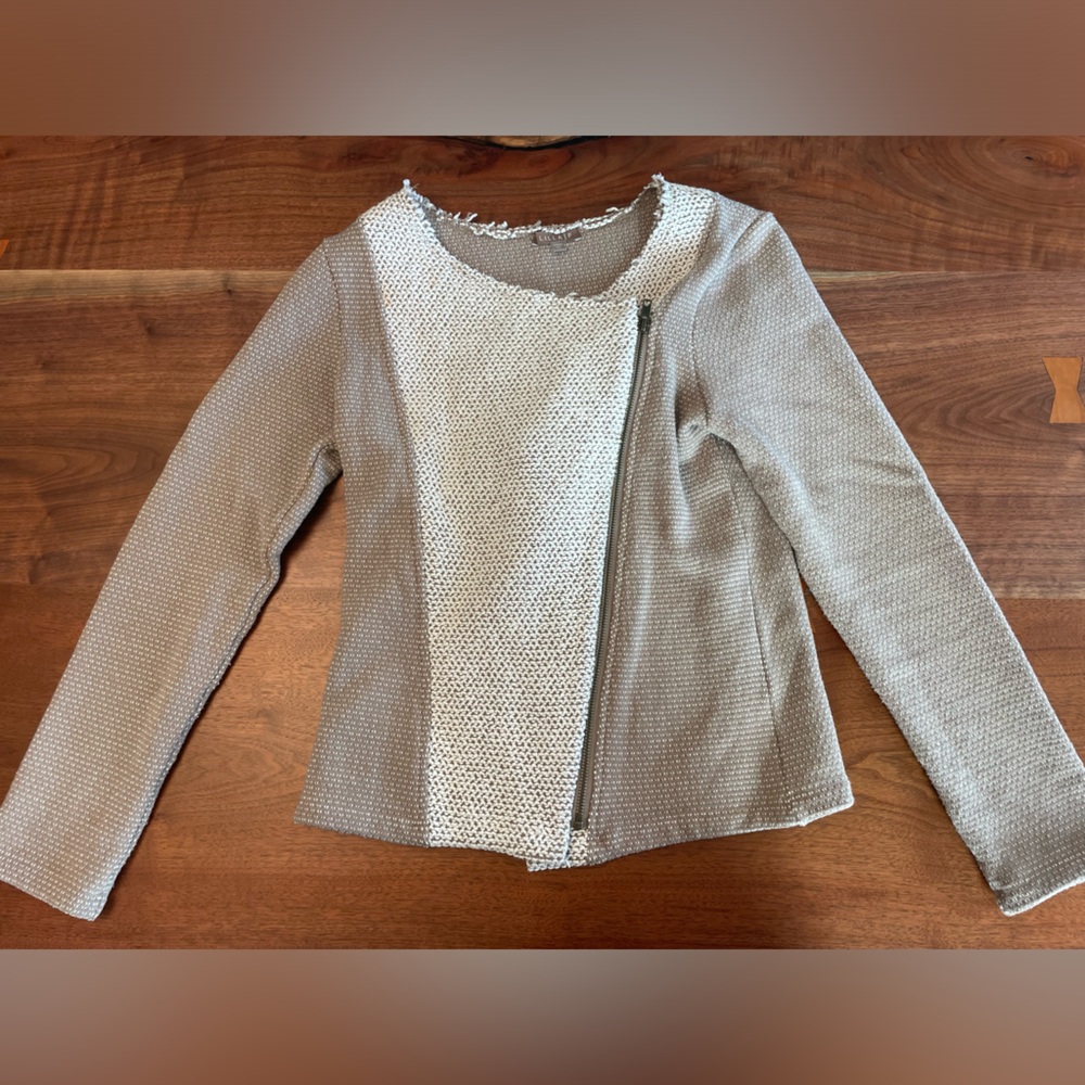 Lilla P Asymmetrical Zip Jacket